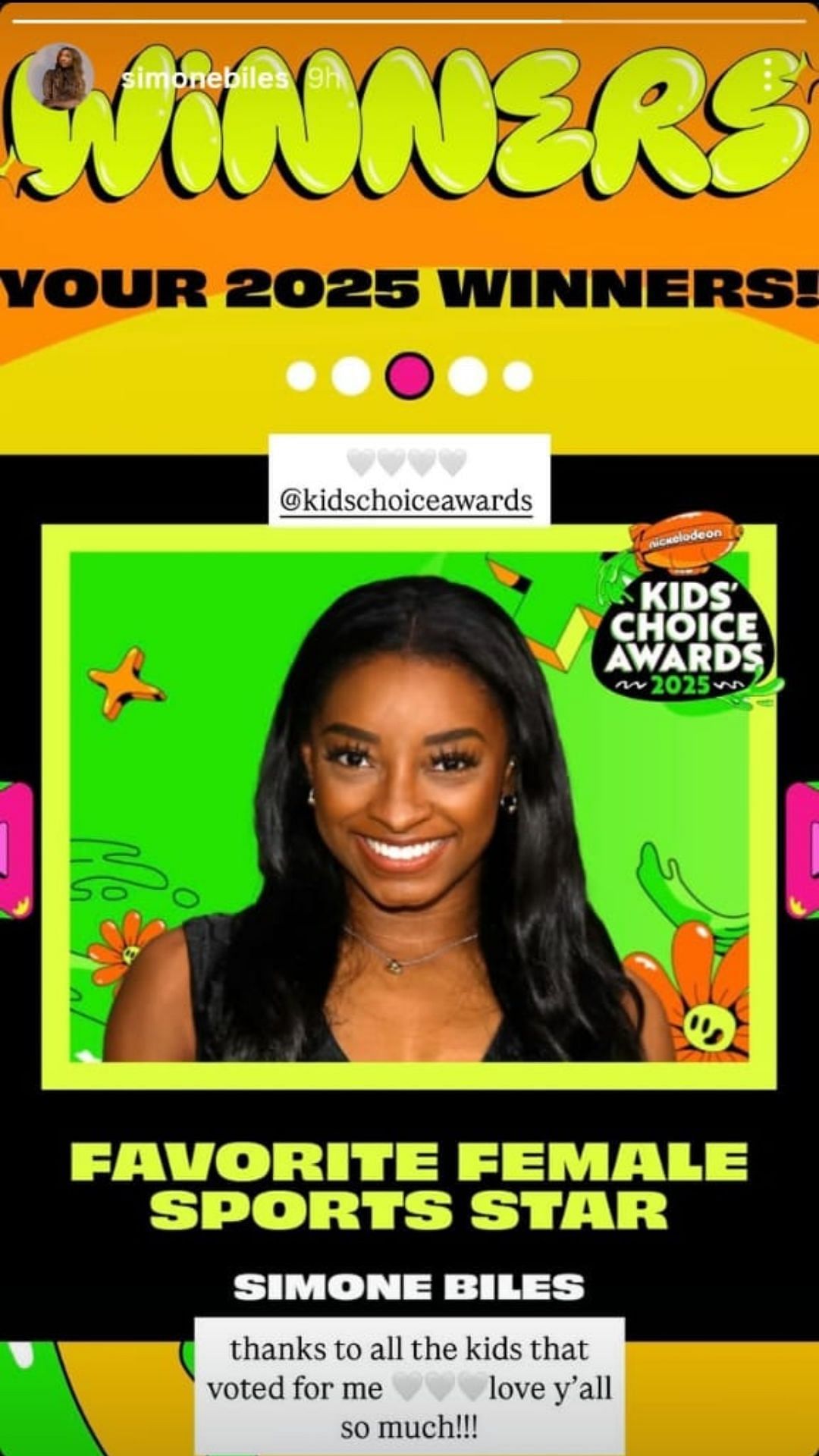 Via @simonebiles on Instagram